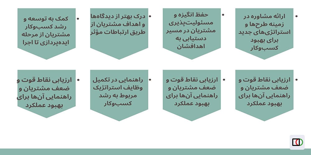 وظایف بیزینس کوچ